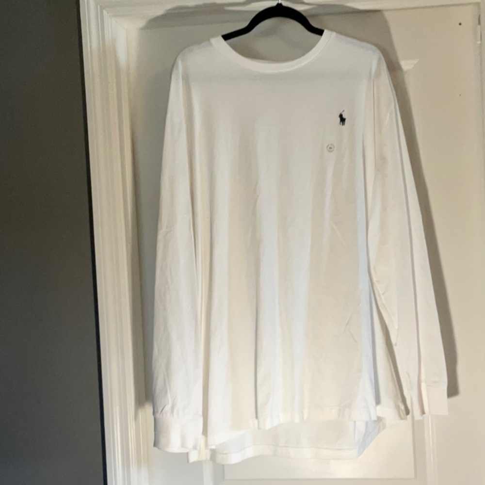 Ralph Lauren White Long Sleeve Shirt